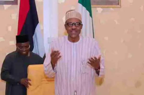 President Buhari Meets With Adams Oshiomhole And APC Governors (Photos)